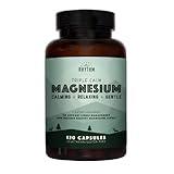 Natural Rhythm Triple Calm Magnesium 150 mg - 120 Capsules – Magnesium Complex Compound Supplement with Magnesium Glycinate, Malate, and Taurate. Calming Blend for Promoting Rest and Relaxation.