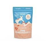 Floof Pets 8 in 1 Dog Multivitamin Treats - 30 Chews - Vitamin Supplement Treats with Probiotics for Comprehensive Canine Health - Formulated with Alaskan Salmon Oil, Glucosamine, and CoQ10