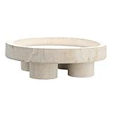 Bloomingville Paulownia Wood Pedestal Tray