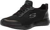 Skechers Women's Squad SR Shoe, Black, 8.5 Wide