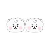 The Crème Shop BT21 BABY Stuck On U Hair Grips | Dent-Free, Reusable, and Functional Hair Care Accessory | Ideal for Keeping Bangs Away During Day-to-Night Routines - RJ