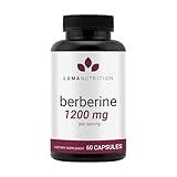 Luma Nutrition Berberine Supplement - Berberine 1200mg Per Serving - Berberine HCI - Berberine Plus - 60 Capsules