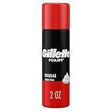 Gillette Foamy Regular Shaving Foam, 2 oz