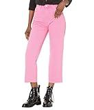 [BLANKNYC] Womens Luxury Clothing Ribcage Straight Leg Denim Jean Pants, The Baxter, Watermelon Juice, 27