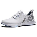 FootJoy mens Fj Fuel Golf Shoe, White/White/Blue Jay, 9.5 US