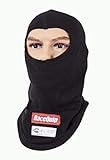 RaceQuip Underwear Head Sock Balaclava SFI 3.3 Fire Retardant FR Single Layer Hood Black Large 433991