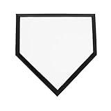 Champion Sports Universal Homeplate – Molded Rubber, Metal Bottom Home Plate with Ground Anchor and Spikes