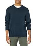 Amazon Essentials Men's V-Neck Sweater (Available in Big & Tall), Navy, XX-Large