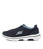 Skechers Men's Gowalk 5 Qualify-Athletic Mesh Lace Up Performance Walking Shoe Sneaker, Navy, 10