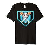 Baseball Home Plate Drip shirt Ice Cream Softball & Baseball Premium T-Shirt