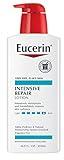 Eucerin Intensive Repair Body Lotion for Very Dry, Flaky Skin, Fragrance Free Body Moisturizer with Alpha Hydroxy, 16.9 Fl Oz Bottle