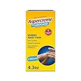 Aspercreme with Lidocaine Maximum Strength Pain Relief Cream, 4.3 Oz