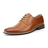 Bruno HOMME MODA ITALY PRINCE Men's Classic Modern Oxford Wingtip Lace Dress Shoes,PRINCE-6-BROWN,11 D(M) US