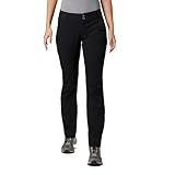 Columbia Women's Saturday Trail Pant, Water and Stain Resistant, 8 R, Black