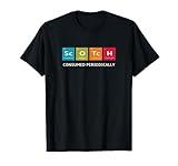 Scotch Whiskey Periodic Table of Elements T-Shirt