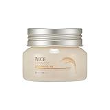 The Face Shop Rice Ceramide Moisturizing Cream - Rice Extract + Rice Bran Oil - Hydrating Targets Dryness, Brightening - Dermatologically Tested - Lightweight Moisturizer Face Cream - Korean Skin Care