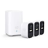 eufy Security eufyCam 2C 3-Cam Kit, Wireless Home Security System,Outdoor Cameras Wireless, 180-Day Battery Life, HD 1080p, IP67 Weatherproof, Night Vision, No Monthly Fee