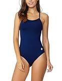 BALEAF Women's Athletic Training Adjustable Strap One Piece Swimsuit Swimwear Bathing Suit Navy 38