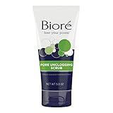 Bioré Pore Unclogging Scrub, Removes Excess Dirt and Oils, Face Scrub, with Salicylic Acid, Oil Free, 5 Ounces (HSA/FSA Approved)