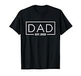 Dad 2020 Father Since 2020 Dad Est 2020 T-Shirt