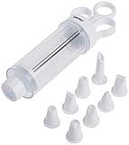 Norpro Cupcake Injector/Decorating Icing Set, 9-Piece Set, Stainless Steel, Multicolor