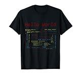 Hello World, Computer Programming Languages Computer Science T-Shirt