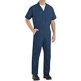 Red Kap Men's Speedsuit, Navy, Large