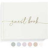 Lamare Wedding Guest Book - Elegant Guest Book Weddings Reception, Baby Shower, Polaroid Guest Book for Wedding and Special Events - 100 Blank Pages for Wedding Sign in and Photos