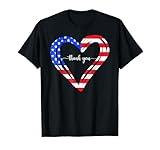 Thank You for Your Services Patriotic - Heart Veterans Day T-Shirt