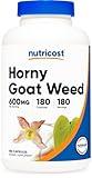 Nutricost Horny Goat Weed Extract (Epimedium) - 180 Capsules, 180 Servings, 600mg Per Capsule