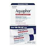 Aquaphor Healing Ointment Advanced Therapy Skin Protectant, Dry Skin Body Moisturizer, 0.35 Oz Tube, Pack of 2