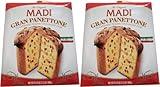 Gran Panettone Italian Cake, 35.25 oz (MADI CAKE 1 KG), 2 Pack