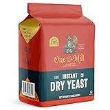 One in a Mill Instant Yeast for Baking | 1.1 LB Fast Acting Self Rising Dry Yeast | Bread Machine Yeast for Baking Bread, Cake, Pizza Dough | Quick Rapid Rise Leavening Agent for Pastries