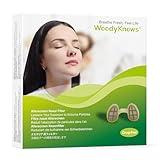 WoodyKnows 3 Allerscreen Nasal Filters with 12 Pairs of Replacement Filters, Model 2024, Seasonal and dust Allergies aid (Medium, 3 Filters+12 Replacements)