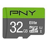 PNY 32GB Elite Class 10 U1 microSDHC Flash Memory Card - 100MB/s read, Class 10, U1, Full HD, UHS-I, micro SD