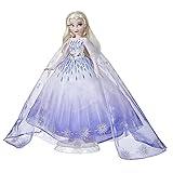 Disney Princess Style Series Holiday Elsa Doll, Fashion Doll Accessories, Collector Toy for Kids 6 and Up, White