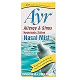 AYR Allergy & Sinus Hypertonic Saline Nasal Mist, White, 1.69 Fl Oz