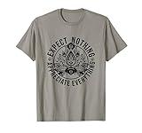 Expect Nothing Appreciate Everything Spiritual Lotus Yoga T-Shirt