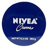 Nivea Creme Tin - 400ml Pack of 1, Whole Body Moisturizer for Acne-Prone Skin, Alcohol-Free & Antiseptic