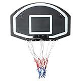 AOKUNG Wall-mounted basketball hoop, 28.5 "x 18" large backboard, PE shatter-proof backboard, all-weather net, door wall-mounted indoor outdoor basketball game