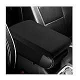 povtii Car Center Console Pad, 12.2''×8.1''×1.8'' Memory Foam Auto Armrest Support Cushion, Vehicle Arm Rest Seat Box Cover Protector, Universal Interior Decor Car Accessories