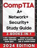 CompTIA A+, NETWORK+ & SECURITY+ EXAM PREP (3-BOOKS-IN-1): 3X Your IT Credentials Fast! 97% Pass Rate, Zero Confusion, 50% Faster Learning + AUDIO, 600 EXAMS Q&As, JOB PLACEMENT, 1-ON-1 SUPPORT & MORE