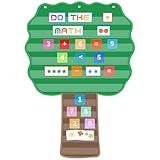 Tree Pocket Chart for Classroom, 42"x 28 ¾" Large Hanging Pocket Charts for Kids, Back to School Supplies for Teacher, Pocket Charts with 11 Sentence Strips Holder (Green)