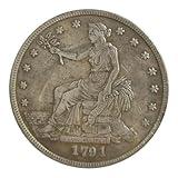 MOZART Replica Artistic Hobo Nickel 1791 Statue of Liberty Olive Branch Ear of Wheat Commemorative Coin Antique Silver Dollar feng Shui Rare Coin Commemorative Coin Antique Decorations Lucky Coin