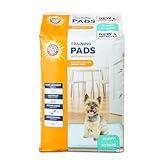 Arm & Hammer for Dogs Puppy Training Pads with Attractant | New & Improved Super Absorbent, Leak-Proof, Odor Control Quilted Puppy Pads with Baking Soda| 50 Count Wee Wee Pads