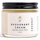 ECO ROOTS Natural Deodorant for Women & Men | Organic Deodorant Cream Non Aluminum | Baking Soda Free Healthy Deoderant for Body & Private Parts | All Vegan Pit Paste Zero Sweat | Coconut Scent