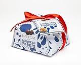 Amarena Fabbri Cherries, Panettone with candied cherries inside, Italian holiday Cake, Hand-Wrapped, Made in Italy, 1.1 pound