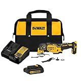 DEWALT 20V MAX XR Oscillating Tool Kit, 3-Speed (DCS356C1)