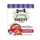 Three Dog Bakery Soft Baked PB&J Bites, Peanut Butter & Strawberry Flavor, Premium Treats for Dogs, 13 Ounce Box, brown (320035)