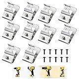 N268241 N086039 Belt Clips Dewalt 304 Stainless Steel Drill Clips Tool Hooks for Dewalt 20V Power Tools, Compatible with DCD980, DCD985, DCD980L2, DCD985L2（10-pcs)